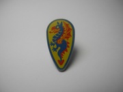 LEGO Tarcza ze smokiem niebieski Smok 2586p4c Dragon Knights Castle