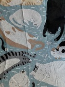 Narzuta, pled koty 130 x 160