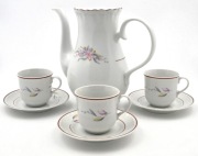 Porcelana Bogucice PRL - serwis kawowy