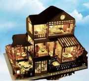 Miniaturowy domek dla lalek do samodzielnego montażu 3d