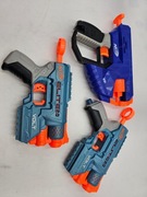 NERF zestaw trzech małych wyrzutni