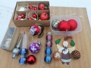 Bombki i ozdoby choinkowe PRL 