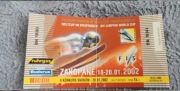Bilet z PŚ w skokach narciarskich Zakopane 2002 rok