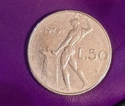 Włochy 1977r lire 50 moneta Włoska Republika