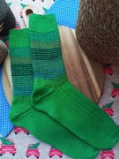 Skarpety wełniane ręcznie robione rozmiar 37-38