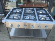 Kuchnia gazowa 6-palnikowa 900 mm 36.5 kW