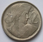 Czechosłowacja 2 korony 1948 - Janosik -  stan 1/2