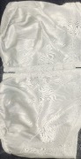 ASOS Naanaa biały atłasowy top ala gorset