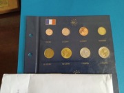 Francja  mieszany komplet   1999 i 2002 od 1 centa do 2 euro