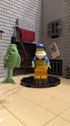 Minifigurka LEGO col03-1 col037 Fisherman Rybak z Wędką