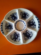 Duża patera do jajek i przekąsek - 30 cm średnicy