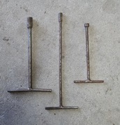 Klucze Sztorcowe Nasadowe Litera T 3x 8 10 13 Stare PRL Zestaw