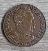 Niemcy, Prusy, Wilhelm II, 3 marki  1913 PRÓBA, Karl Goetz - KOPIA