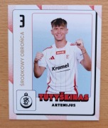 Oficjalna karta ŁKS Łódź 2024/25 Artemijus Tutyskinas