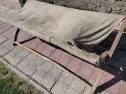 Łóżko ze szpitala polowego