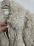 Zara nowe futerko beżowe r M kurtka bomberka 