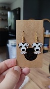 Kolczyki z psami dalmatyńczyk na prezent śmieszne 