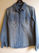 Bluzka koszulowa -  Esmara - damska - jeans - rozpinana - roz. 40 -