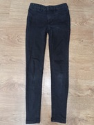 Spodnie jeansowe rurki dziewczęce r.32