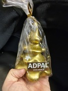 Świeca parafinowa choinka złota mała Adpal polski producent