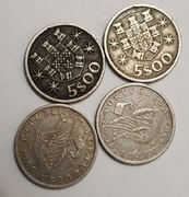 Portugalia 4x 5 escudos 1966 i 1967