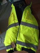 Kurtka zimowa męska odblaskowa