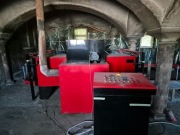 Piec do malowania proszkowego felg samochodowych