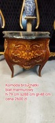 Komoda brzuchatka marmurowy blat
