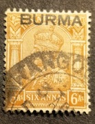 Jerzy VI. 6 As. Birma