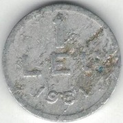 Rumunia 1 leu lej 1951 Alu - 16 mm