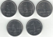 Brazylia 1 cruzeiro 1981 20 mm na sztuki