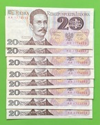 Banknot  20 - AA -1982   UNC