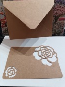 Kartka , zaproszenie Boho,eko 