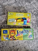 Farby plakatowe 12 szt .+ 6 szt.