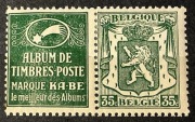 Belgia Belgique, Zawiera reklamę albumu na znaczki marki KA-BE