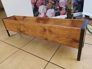 Skrzynka loft metal drewno