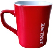 Kubek kawa NESCAFE - personalizowany - JANUSZ - imię - UNIKAT