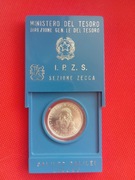 Włoch, 500 L, Srebro 835, 1982r., Mennicza !!!