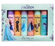BALSAM POMADKA OCHRONNA DO UST DLA DZIECIFROZEN KRAINA LODU ZESTAW 6 sztuk