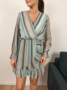 Sukienka damska turkus komunia chrzciny boho