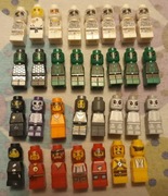 Lego mini figurki ludziki z gier zestaw
