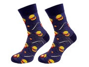 Skarpety Skarpetki Męskie Kolorowe Śmieszne Bawełniane Wysokie Wzory 