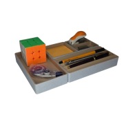 Modułowy system na biurko magnetyczny organizer premium FLAT PRO| marmurek