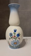 Wazon Lubiana Wzór kaszubski porcelana Vintage PRL