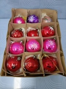 Bombki choinkowe prl zestaw 2 k1