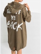 Bonprix długa bluza dresowa parka asymetryczna oversize xxl xxxl 44 46