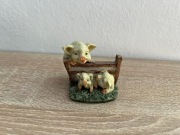 Figurka kolekcjonerska - świnki / świnie / farma / zagroda | dekoracja