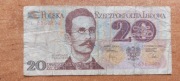 Banknot 20 zł z 1982r, Seria L