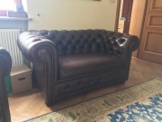 Stylowa skórzana Sofa 