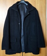 Męska kurtka zimowa, typu krótki płaszczyk, wełna, roz. L